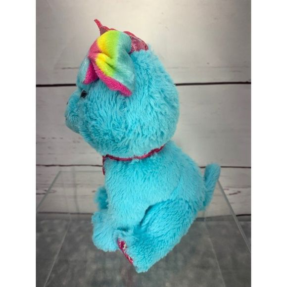 2020 Barbie Princess Puppy Blue Dog Plush Toy - Picture 2 of 7